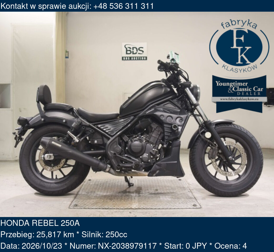 HONDA REBEL 250A - zdjęcie 2