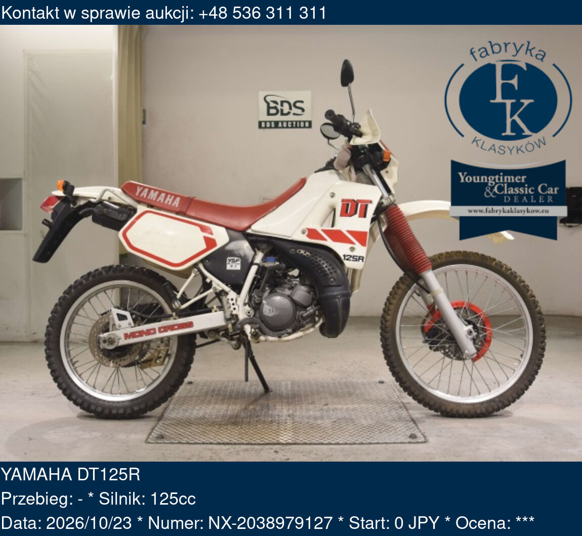 YAMAHA DT125R  - zdjęcie 2