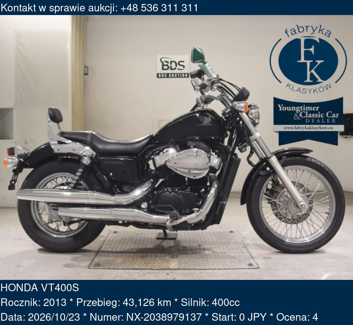 HONDA VT400S 2013 - zdjęcie 2