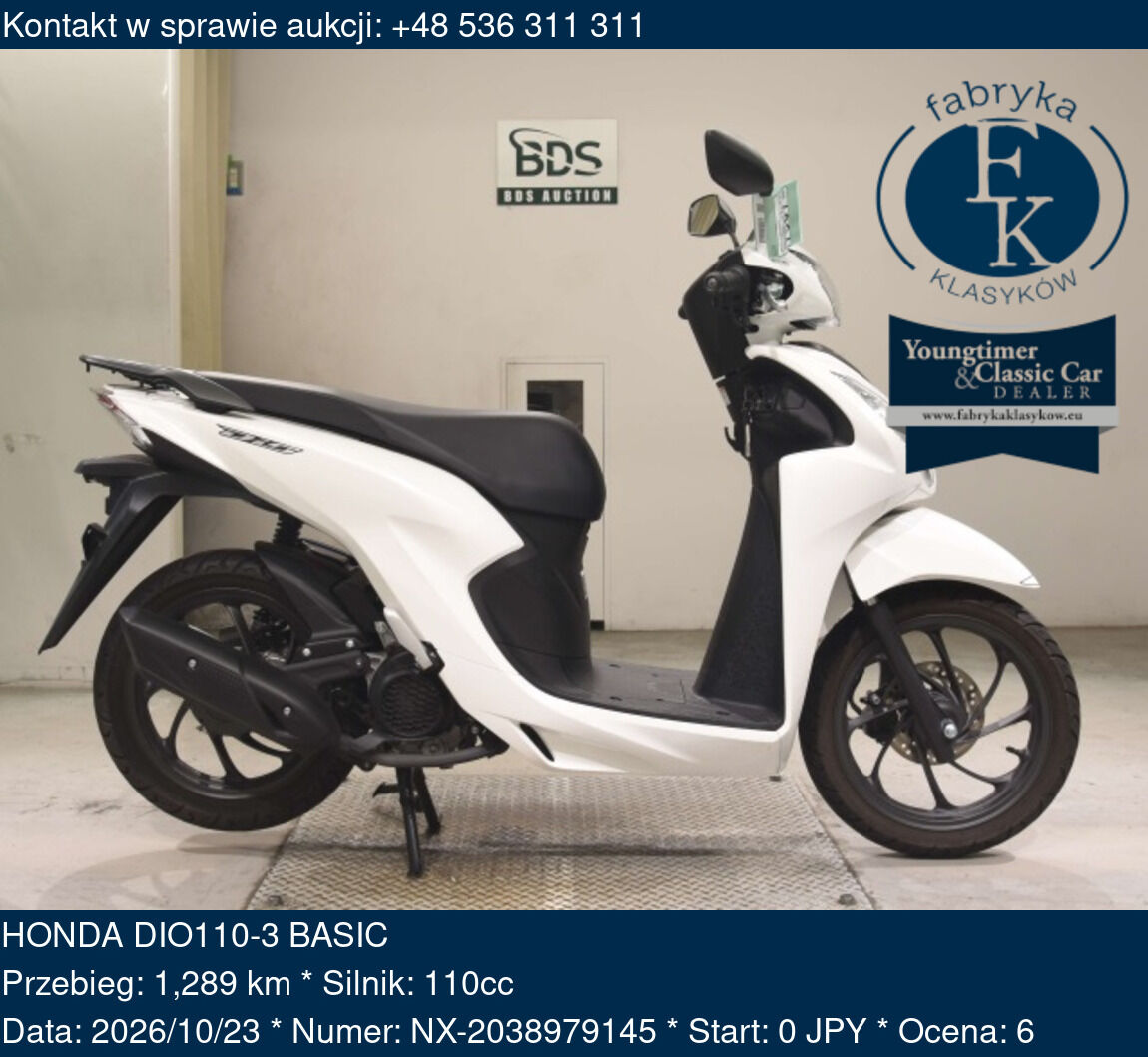 HONDA DIO110-3 BASIC  - zdjęcie 2