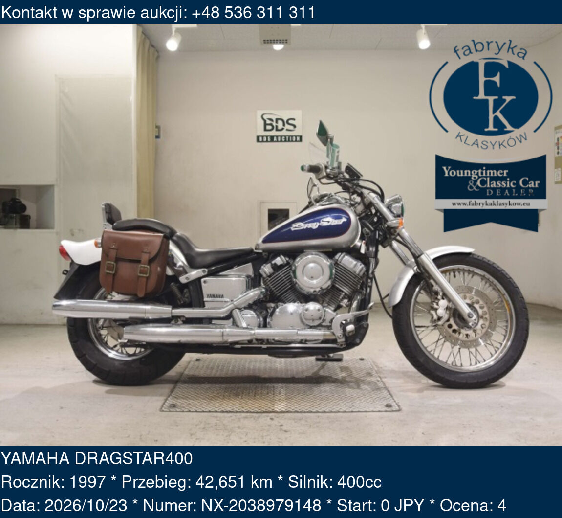 YAMAHA DRAGSTAR400 1997 - zdjęcie 2