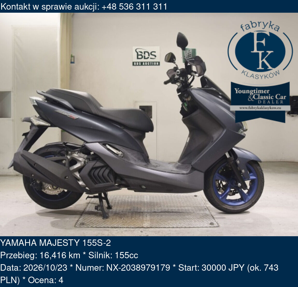 YAMAHA MAJESTY 155S-2  - zdjęcie 2