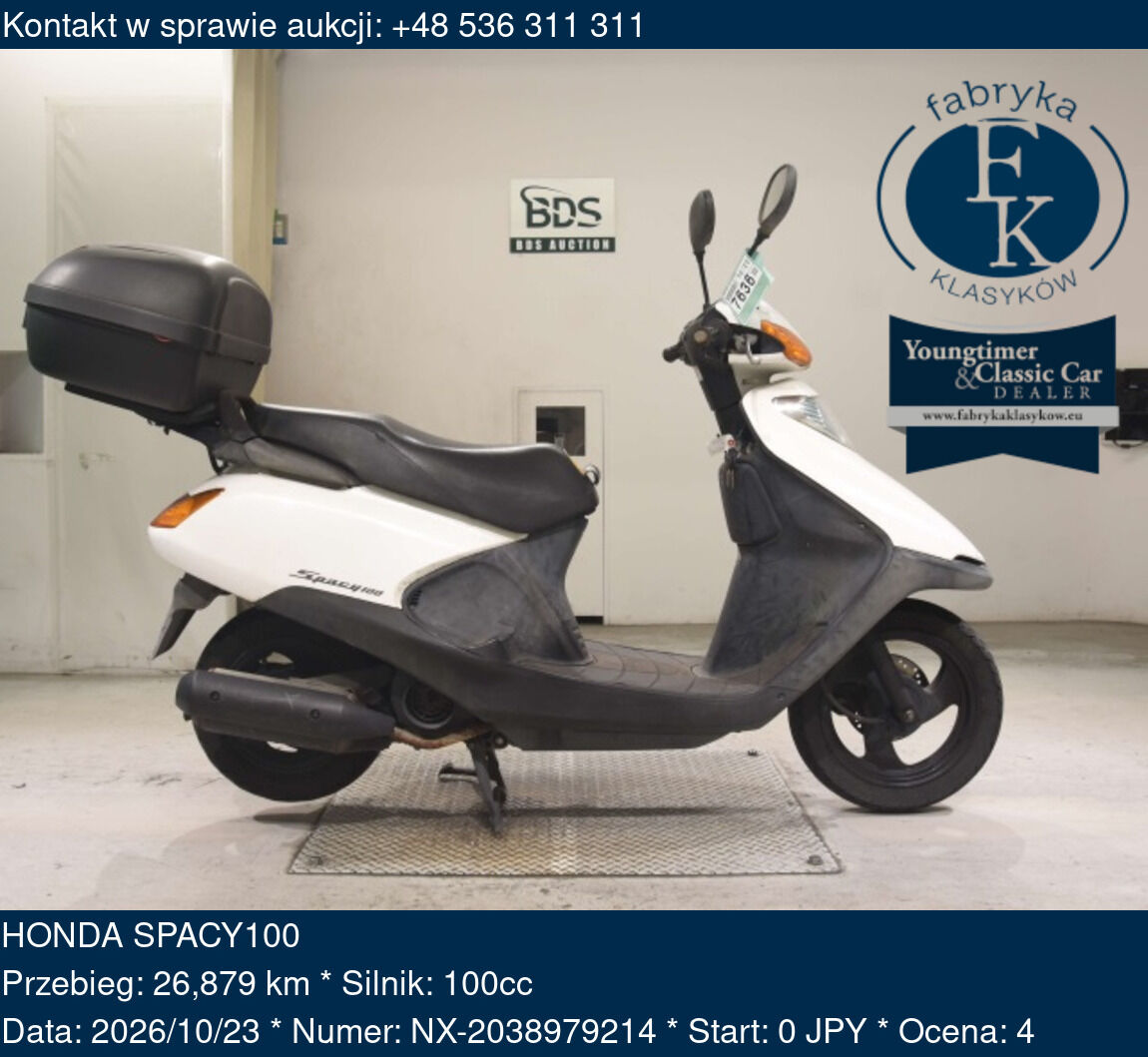 HONDA SPACY100  - zdjęcie 2