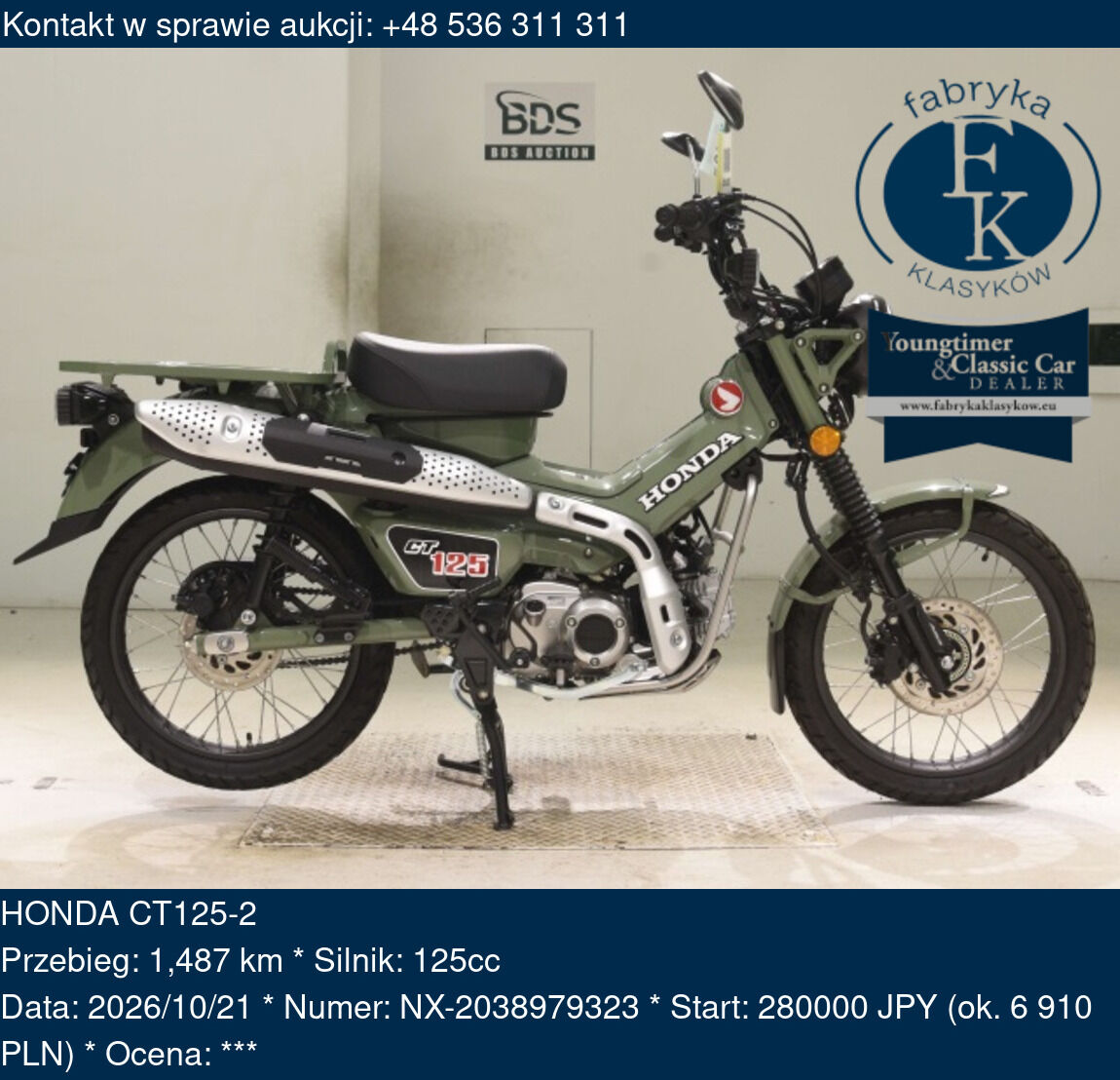 HONDA CT125-2  - zdjęcie 2