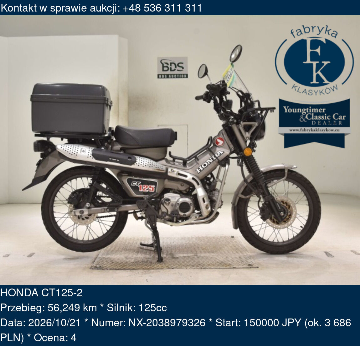 HONDA CT125-2  - zdjęcie 2