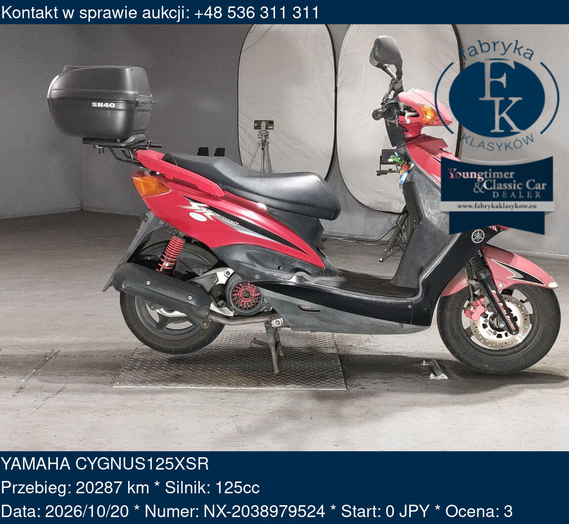YAMAHA CYGNUS125XSR  - zdjęcie 2