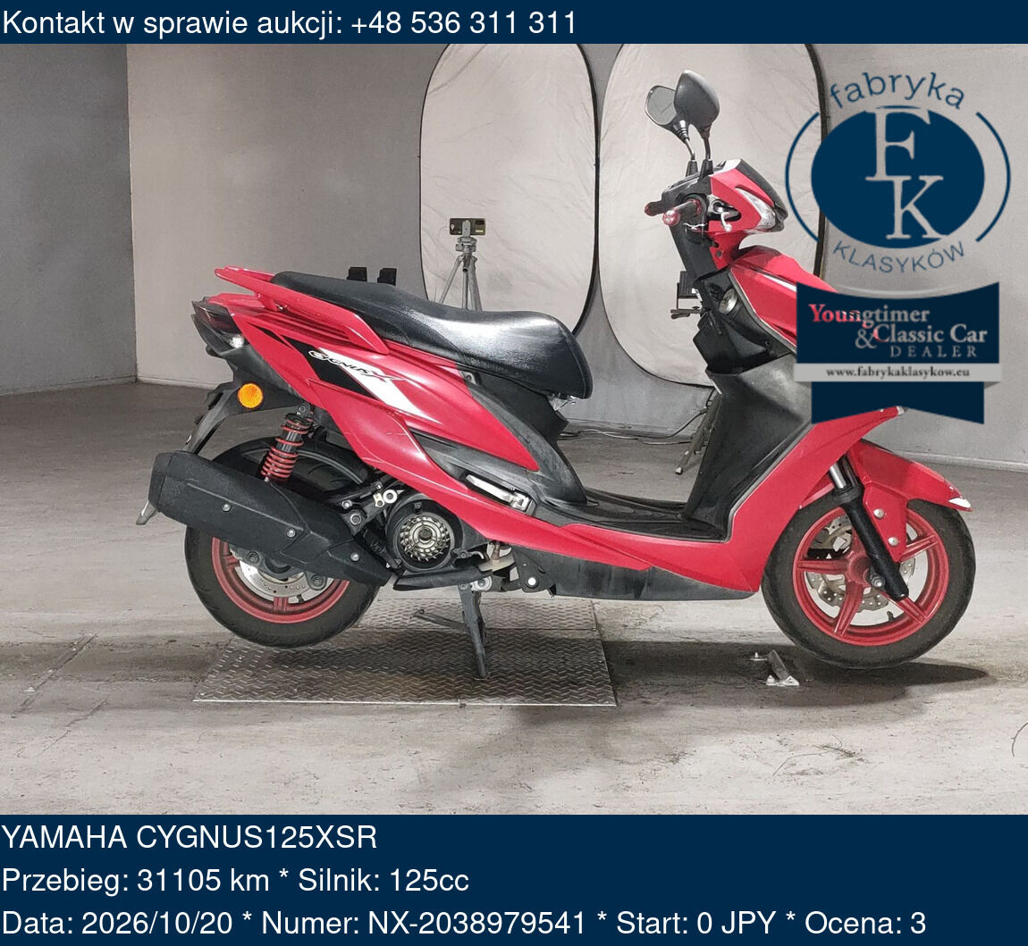 YAMAHA CYGNUS125XSR  - zdjęcie 2