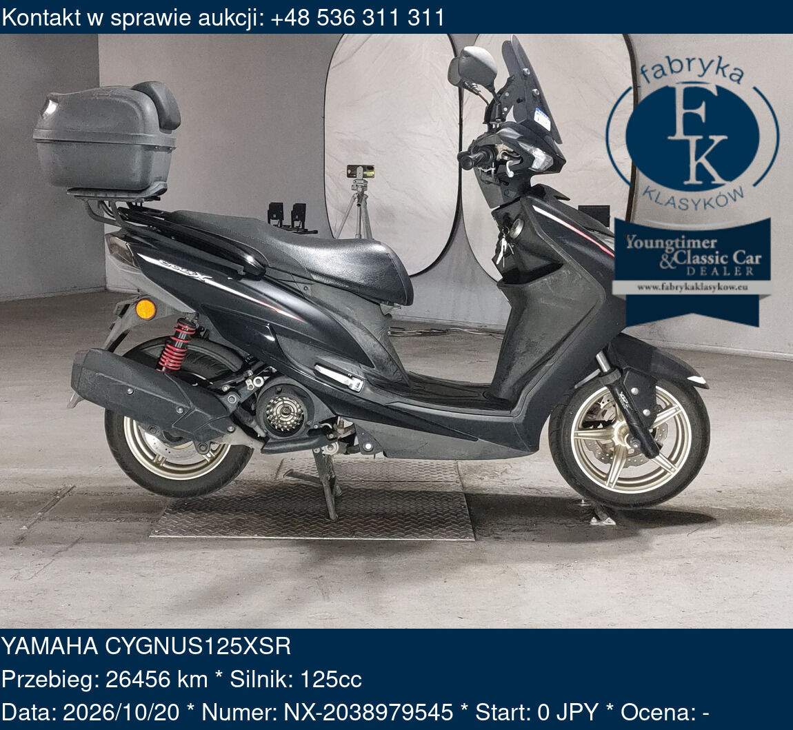 YAMAHA CYGNUS125XSR  - zdjęcie 2