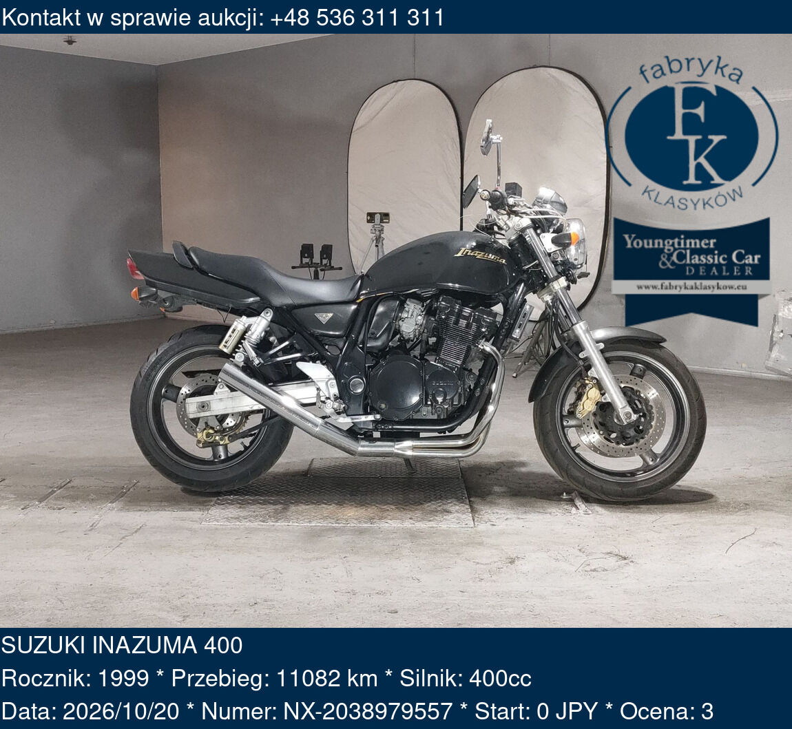 SUZUKI INAZUMA 400 1999 - zdjęcie 2