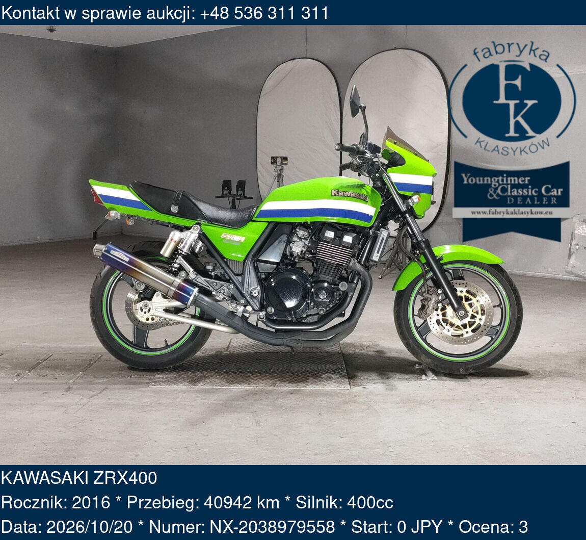 KAWASAKI ZRX400 2016 - zdjęcie 2