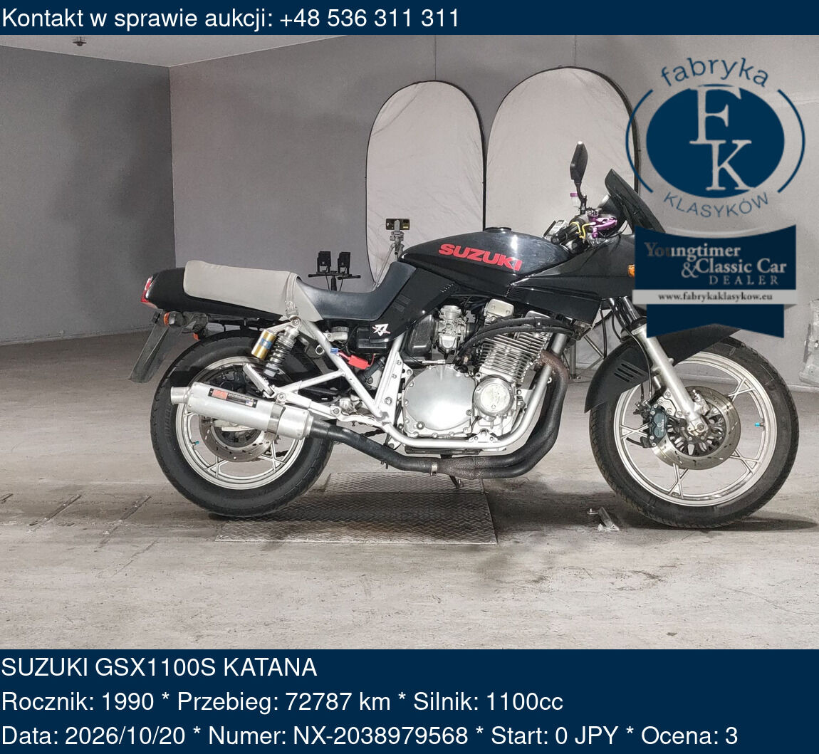 SUZUKI GSX1100S KATANA 1990 - zdjęcie 2