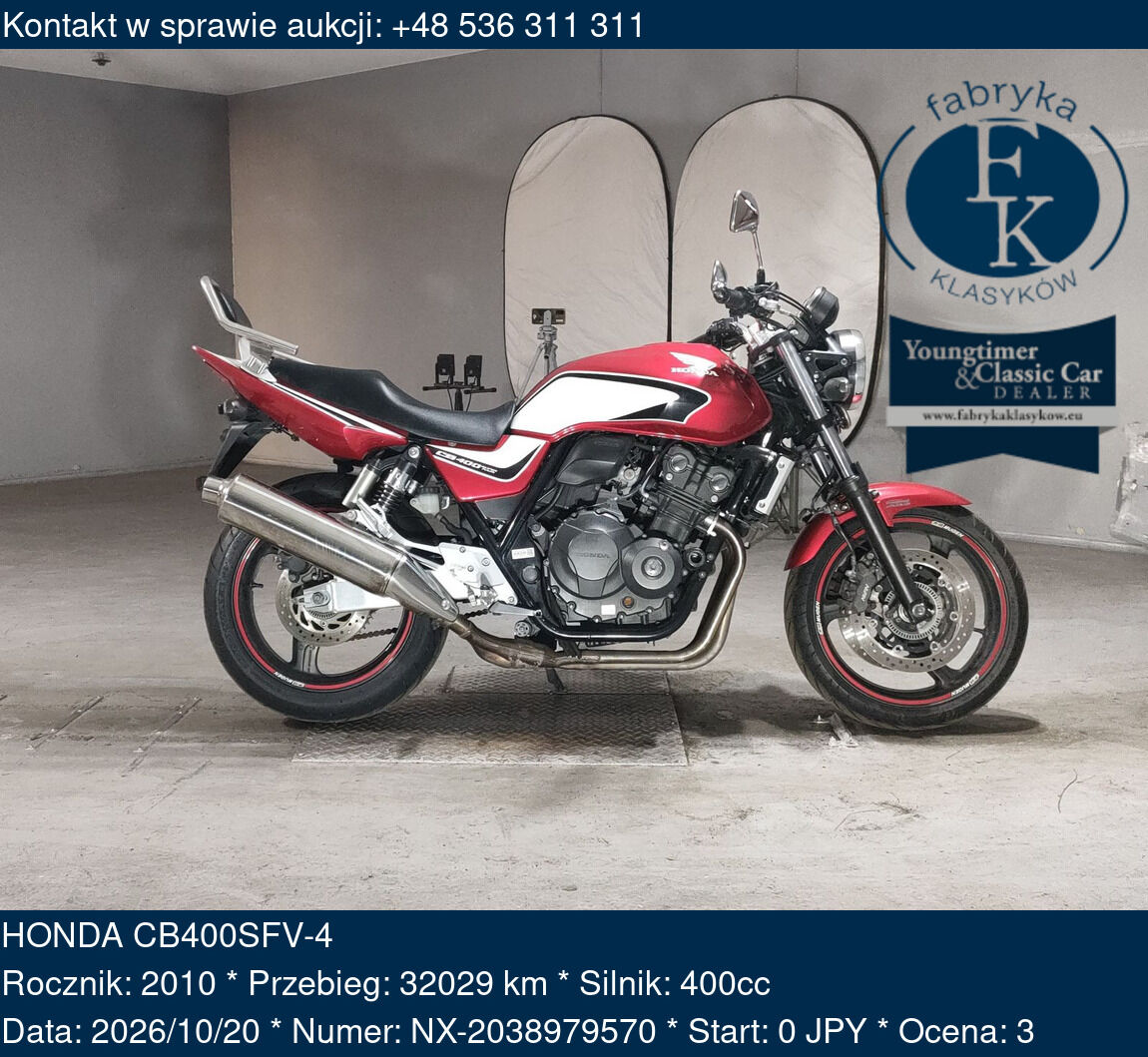 HONDA CB400SFV-4 2010 - zdjęcie 2