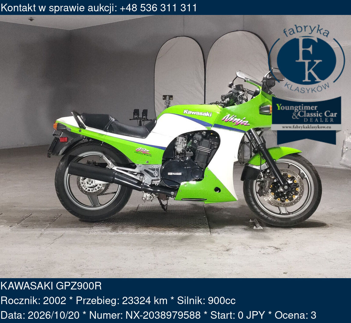 KAWASAKI GPZ900R 2002 - zdjęcie 2