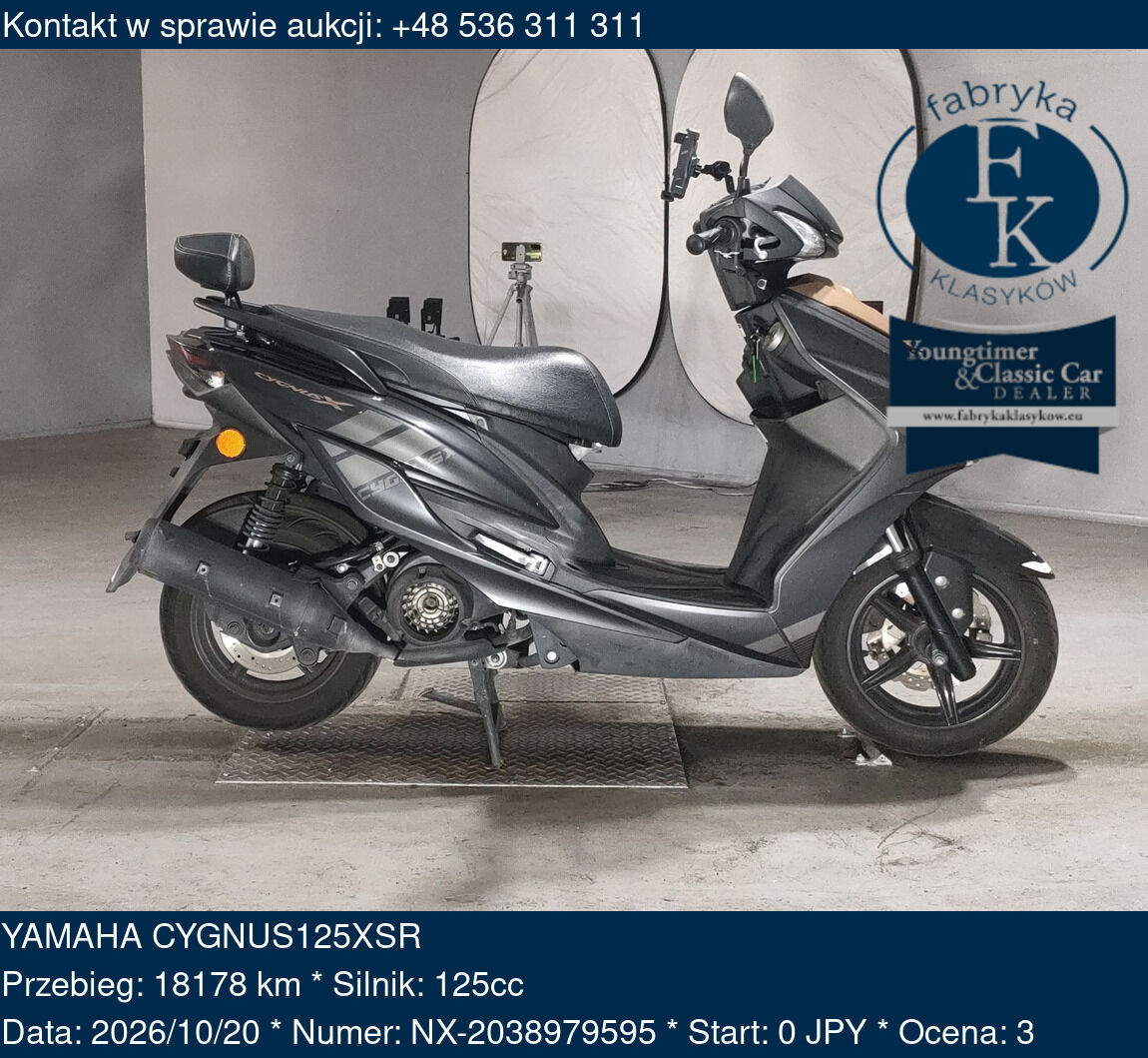 YAMAHA CYGNUS125XSR  - zdjęcie 2
