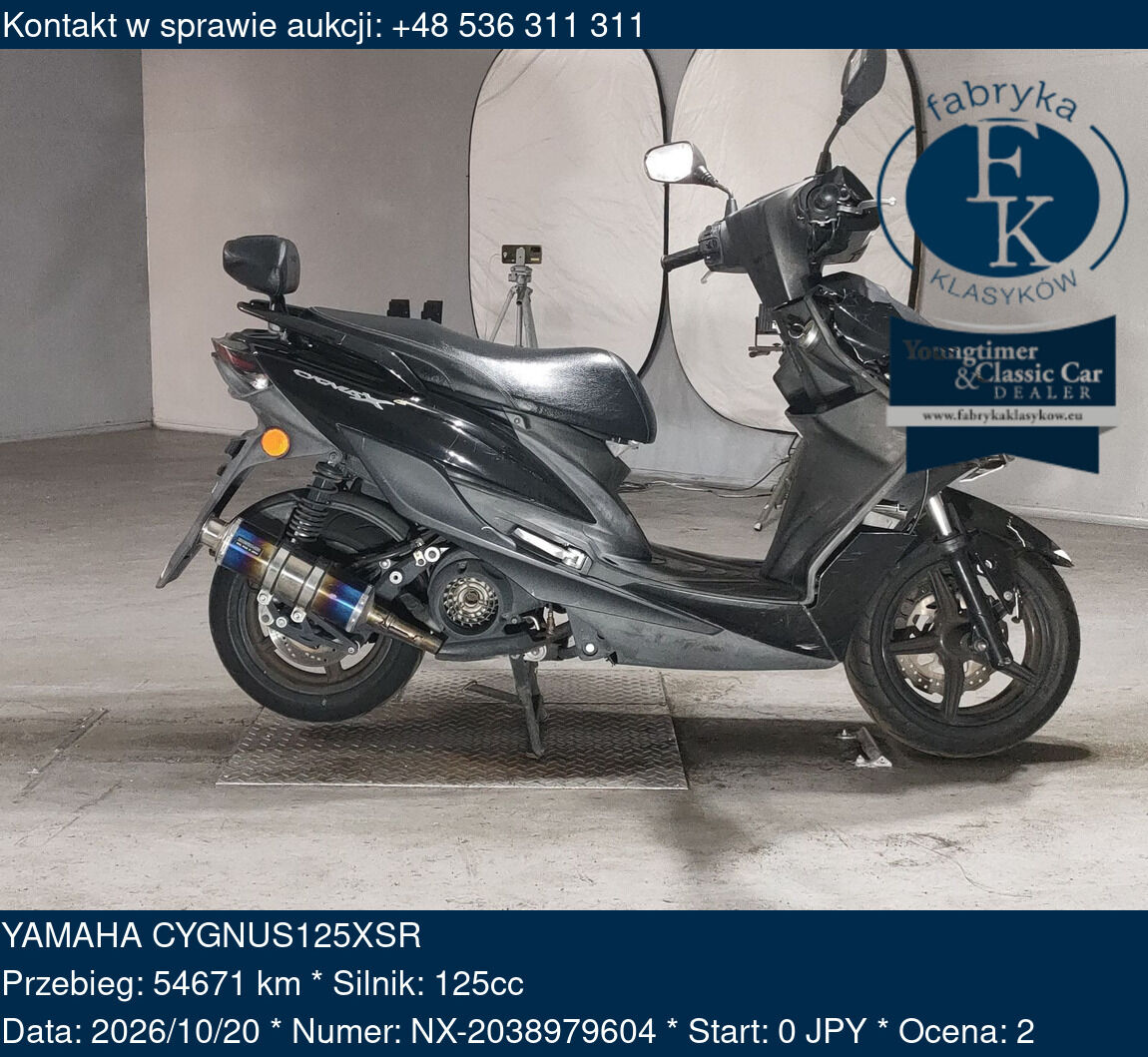 YAMAHA CYGNUS125XSR  - zdjęcie 2