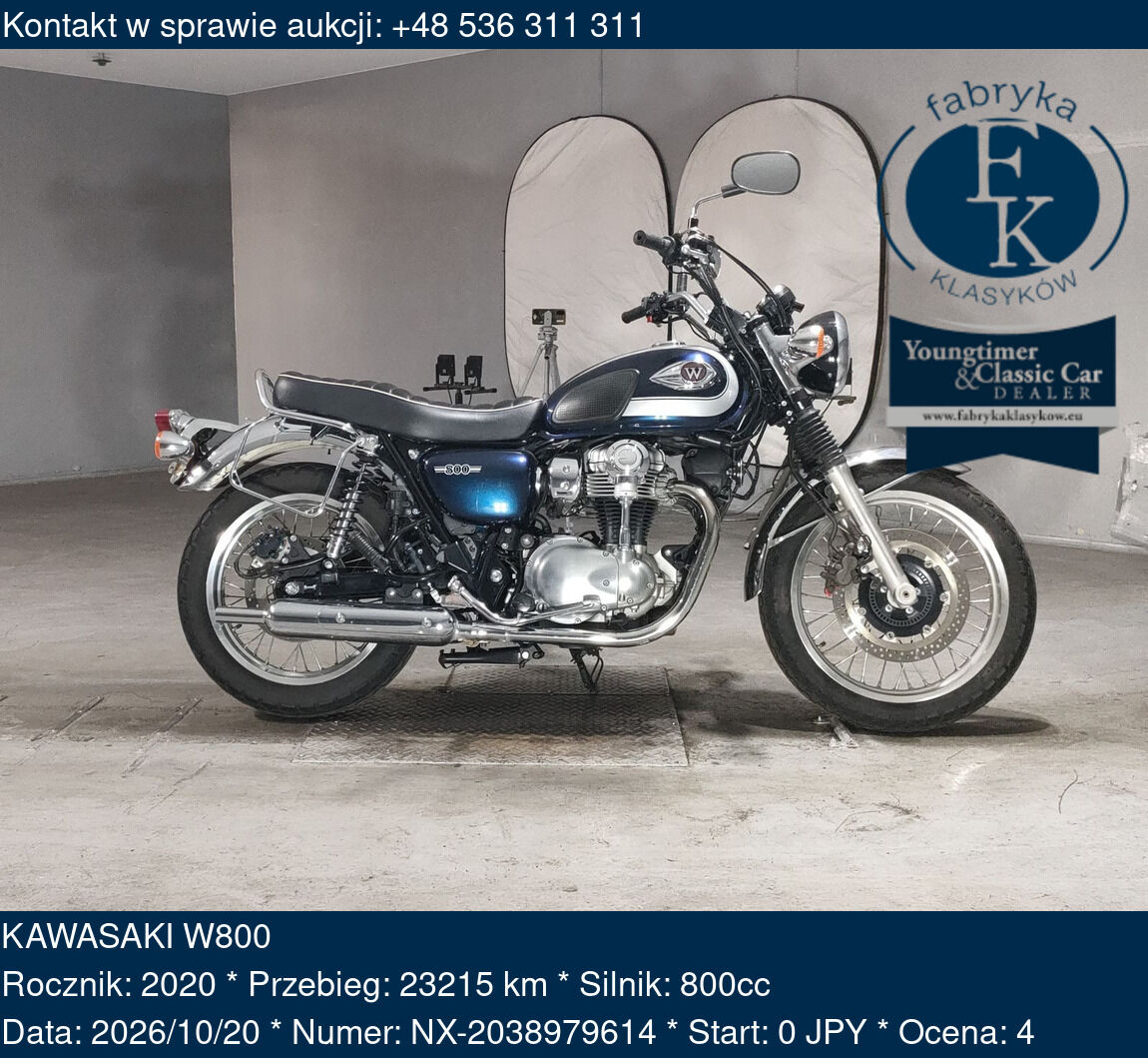KAWASAKI W800 2020 - zdjęcie 2