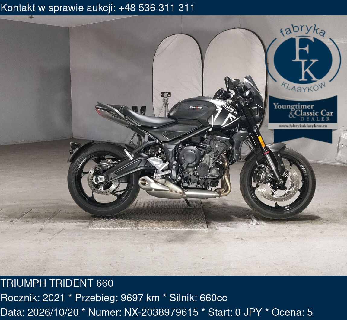 TRIUMPH TRIDENT 660 2021 - zdjęcie 2