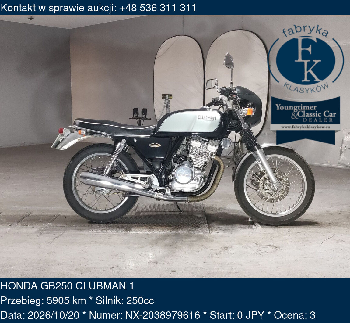 HONDA GB250 CLUBMAN 1 - zdjęcie 2
