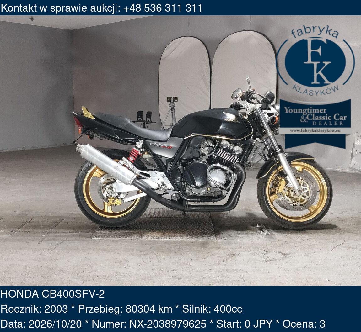 HONDA CB400SFV-2 2003 - zdjęcie 2