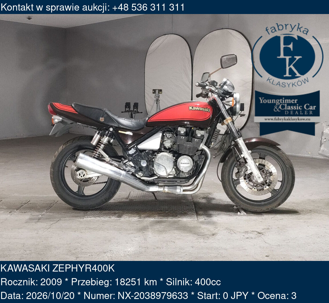 KAWASAKI ZEPHYR400K 2009 - zdjęcie 2