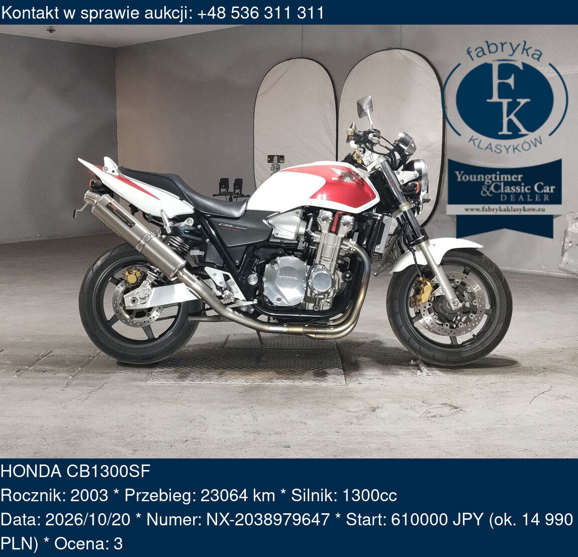 HONDA CB1300SF 2003 - zdjęcie 2