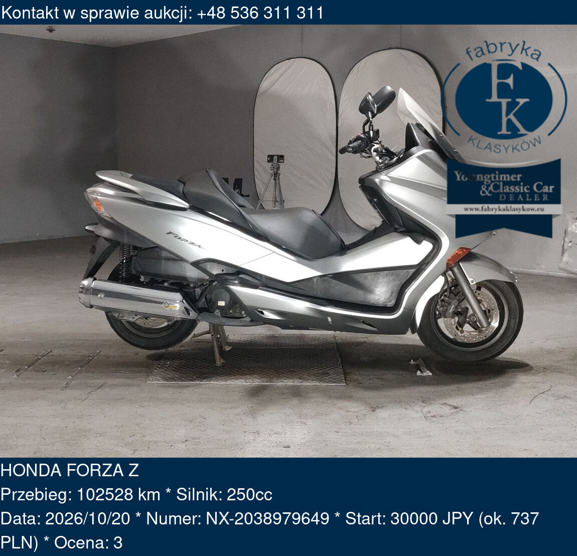 HONDA FORZA Z  - zdjęcie 2