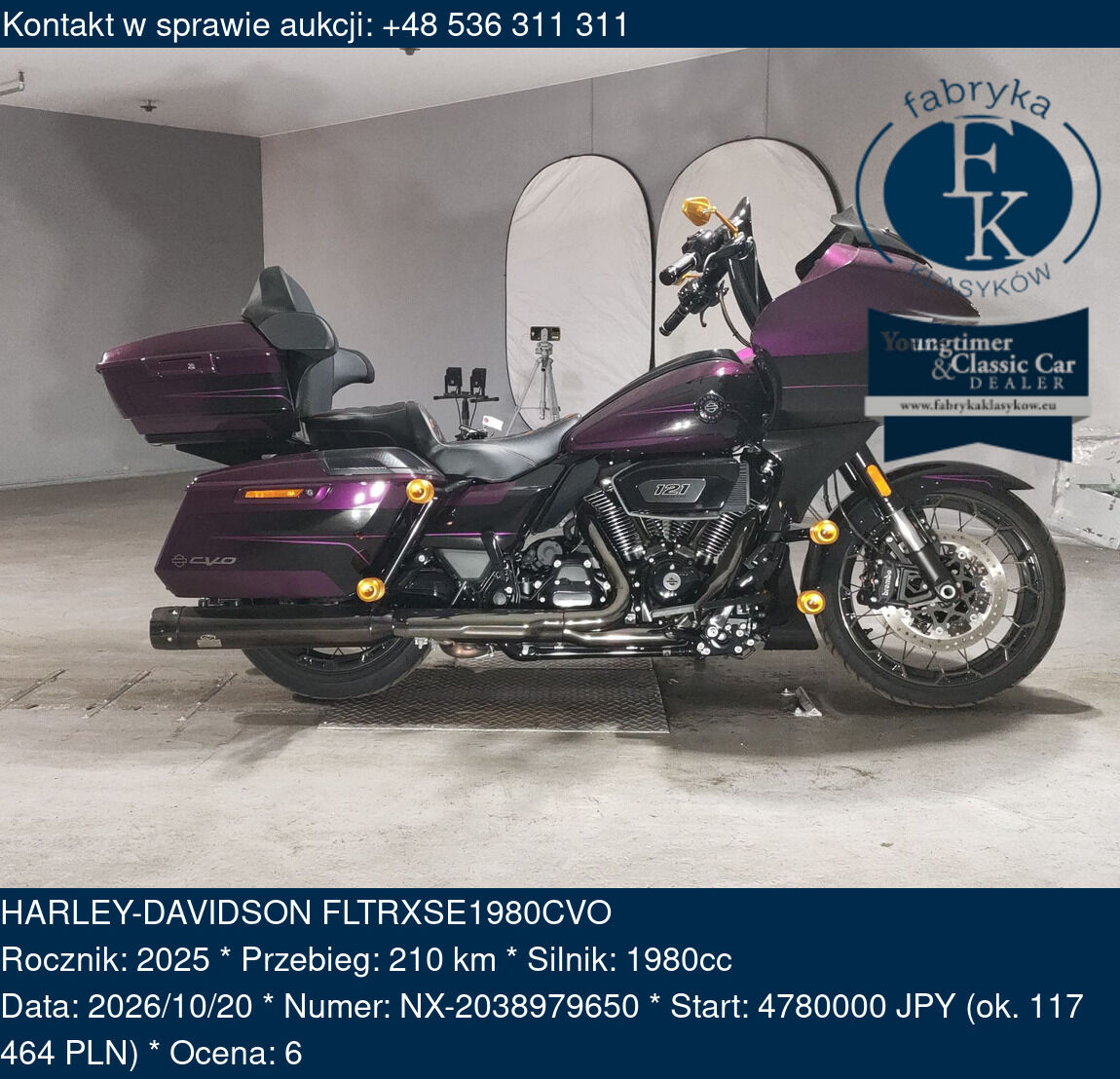 HARLEY-DAVIDSON FLTRXSE1980CVO 2025 - zdjęcie 2