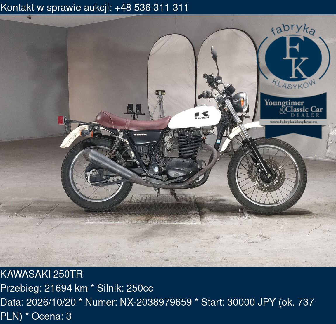KAWASAKI 250TR  - zdjęcie 2