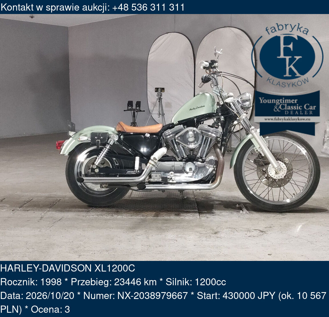 HARLEY-DAVIDSON XL1200C 1998 - zdjęcie 2