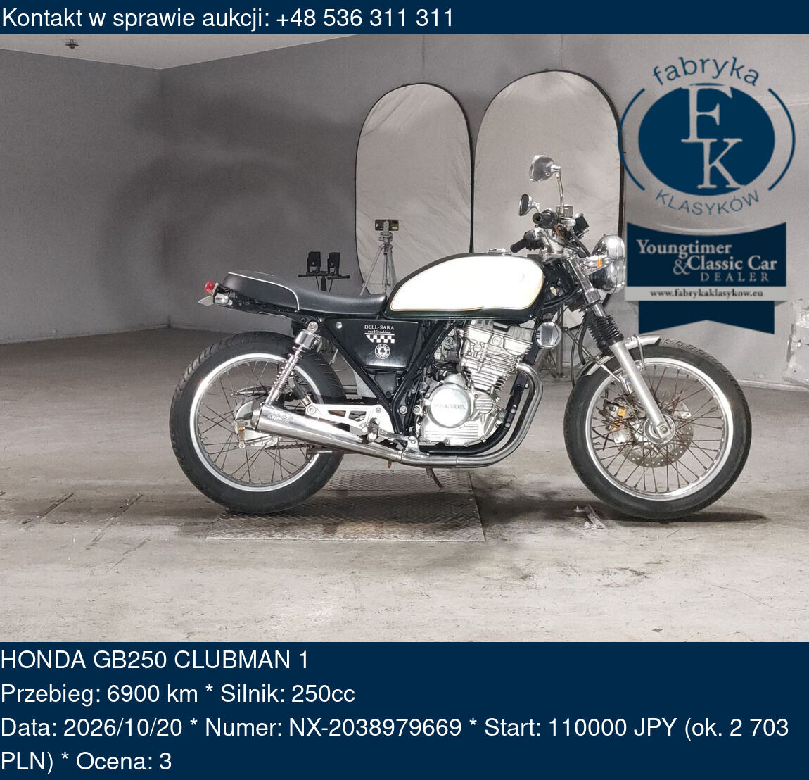 HONDA GB250 CLUBMAN 1  - zdjęcie 2