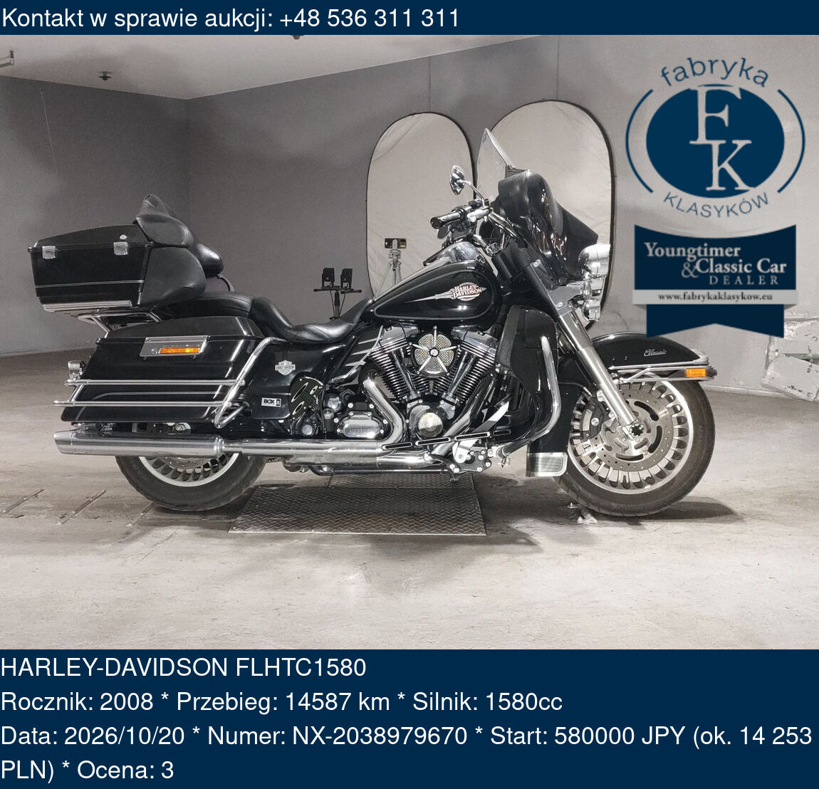 HARLEY-DAVIDSON FLHTC1580 2008 - zdjęcie 2