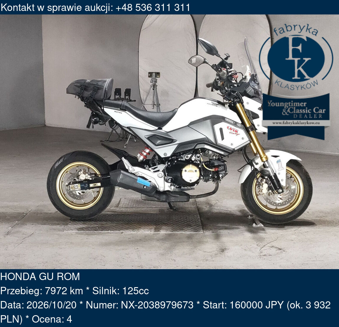 HONDA GU ROM  - zdjęcie 2
