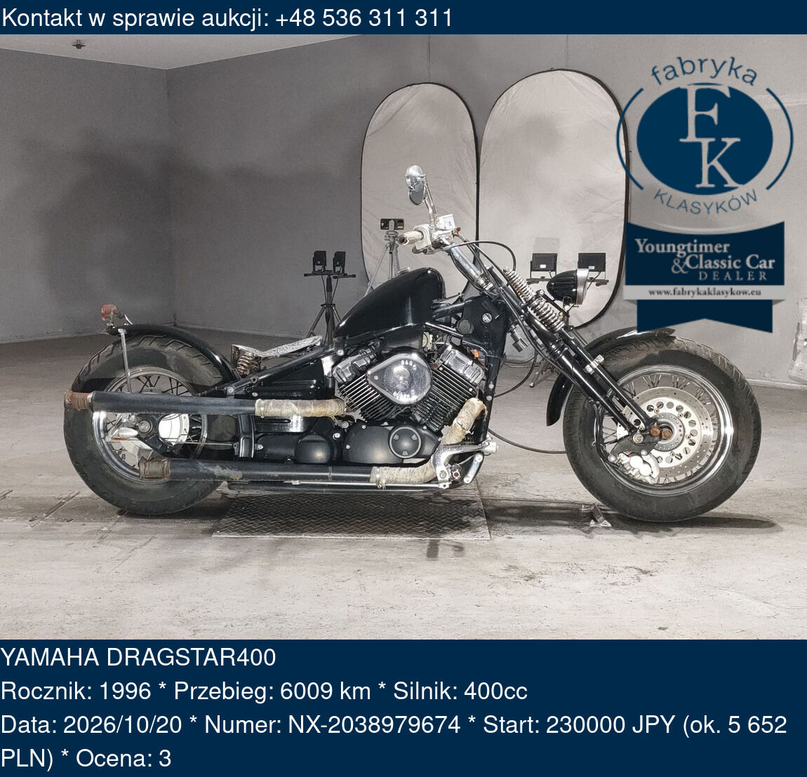 YAMAHA DRAGSTAR400 1996 - zdjęcie 2