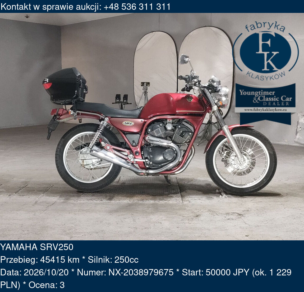 YAMAHA SRV250  - zdjęcie 2