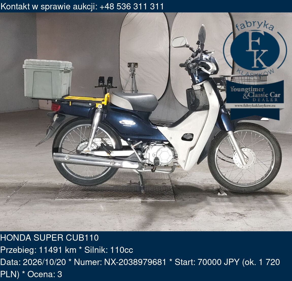 HONDA SUPER CUB110  - zdjęcie 2