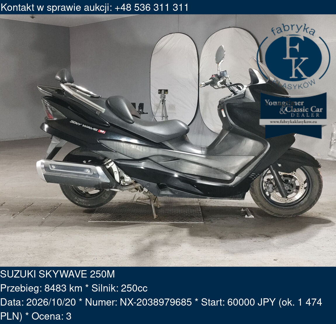 SUZUKI SKYWAVE 250M  - zdjęcie 2
