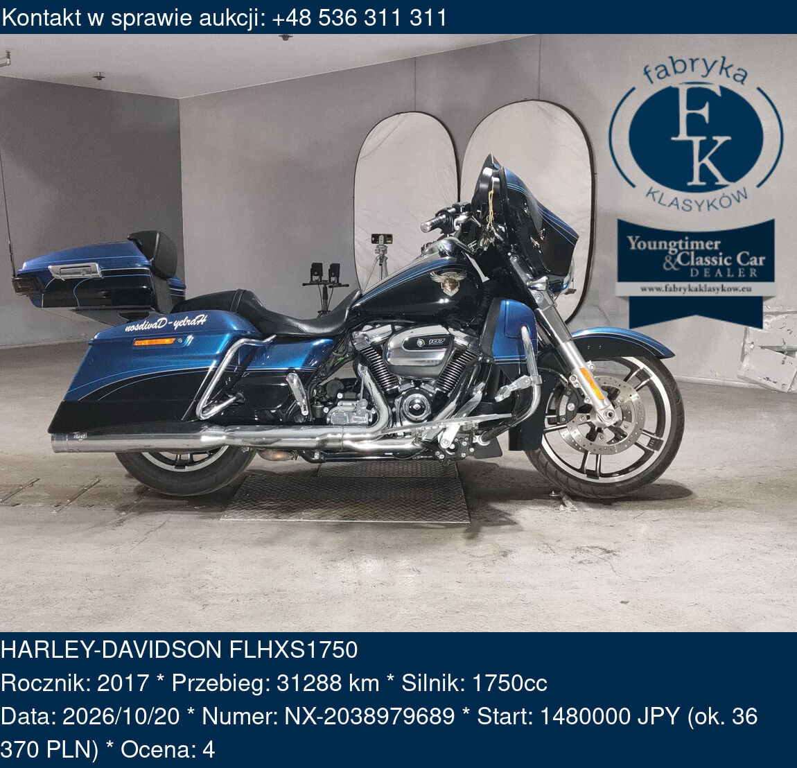 HARLEY-DAVIDSON FLHXS1750 2017 - zdjęcie 2