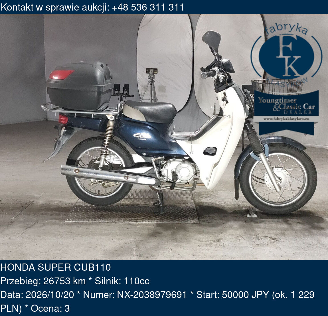 HONDA SUPER CUB110  - zdjęcie 2