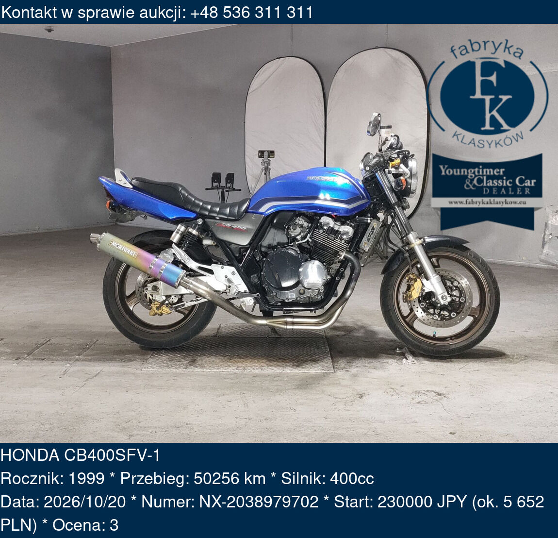 HONDA CB400SFV-1 1999 - zdjęcie 2