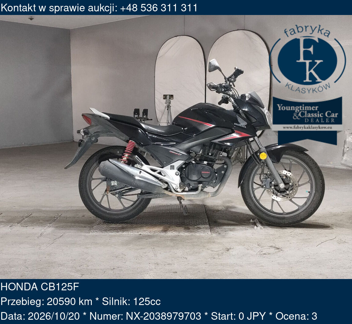 HONDA CB125F  - zdjęcie 2