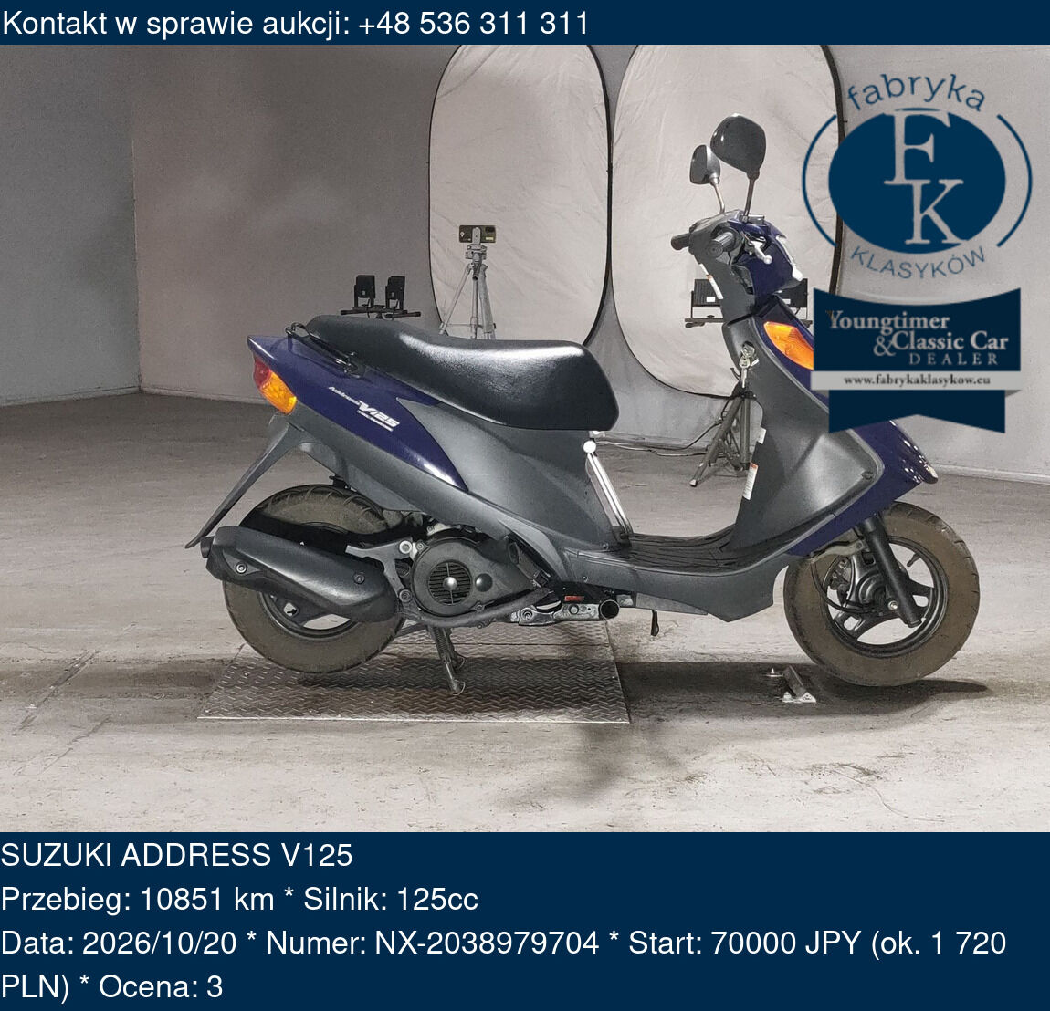 SUZUKI ADDRESS V125  - zdjęcie 2