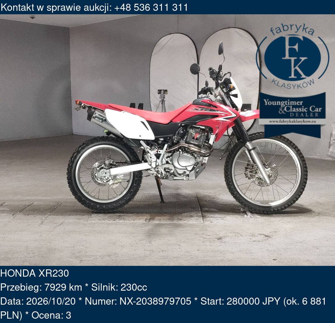 HONDA XR230  - zdjęcie 2