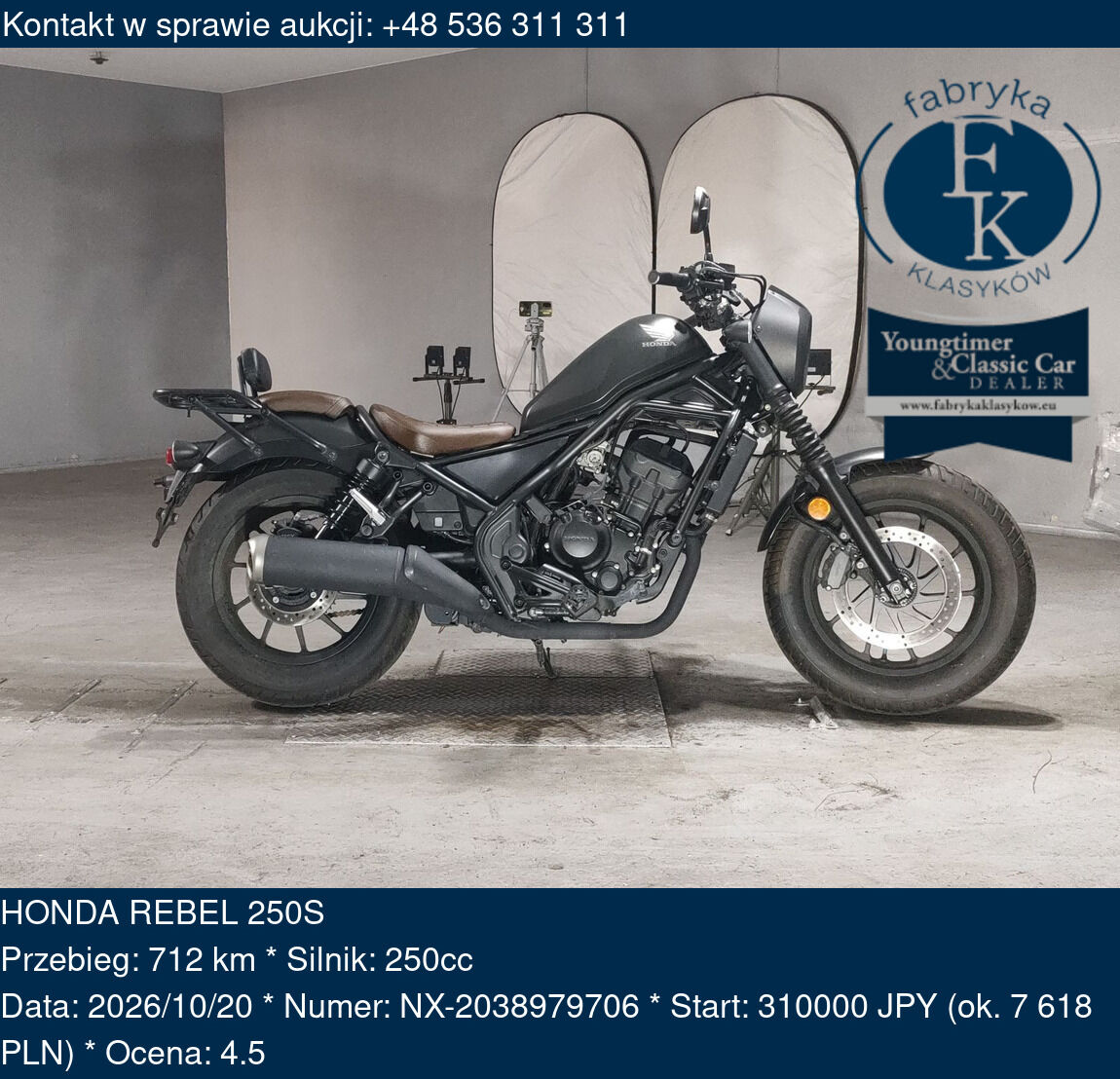 HONDA REBEL 250S  - zdjęcie 2