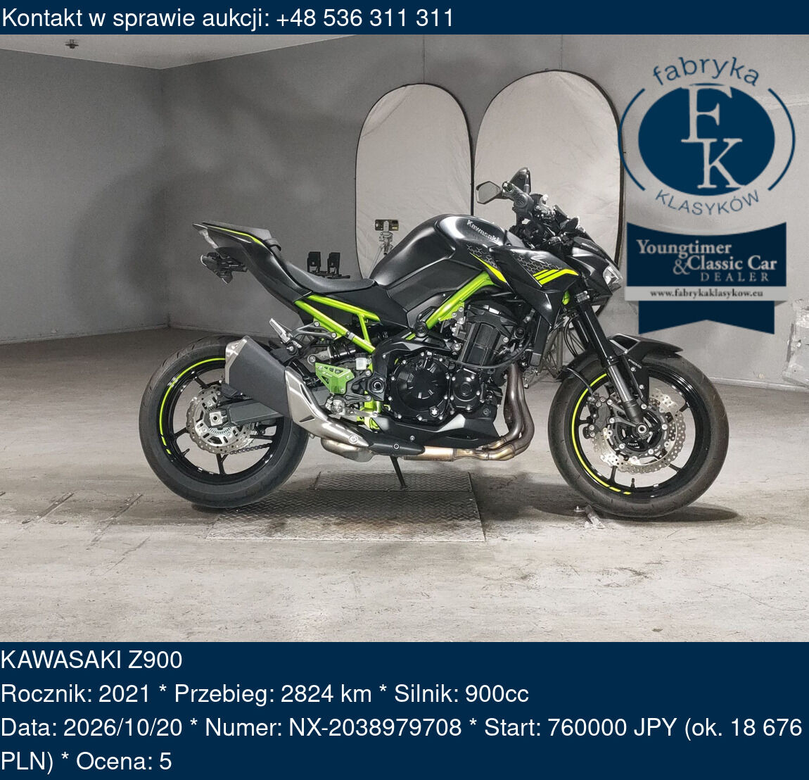 KAWASAKI Z900 2021 - zdjęcie 2