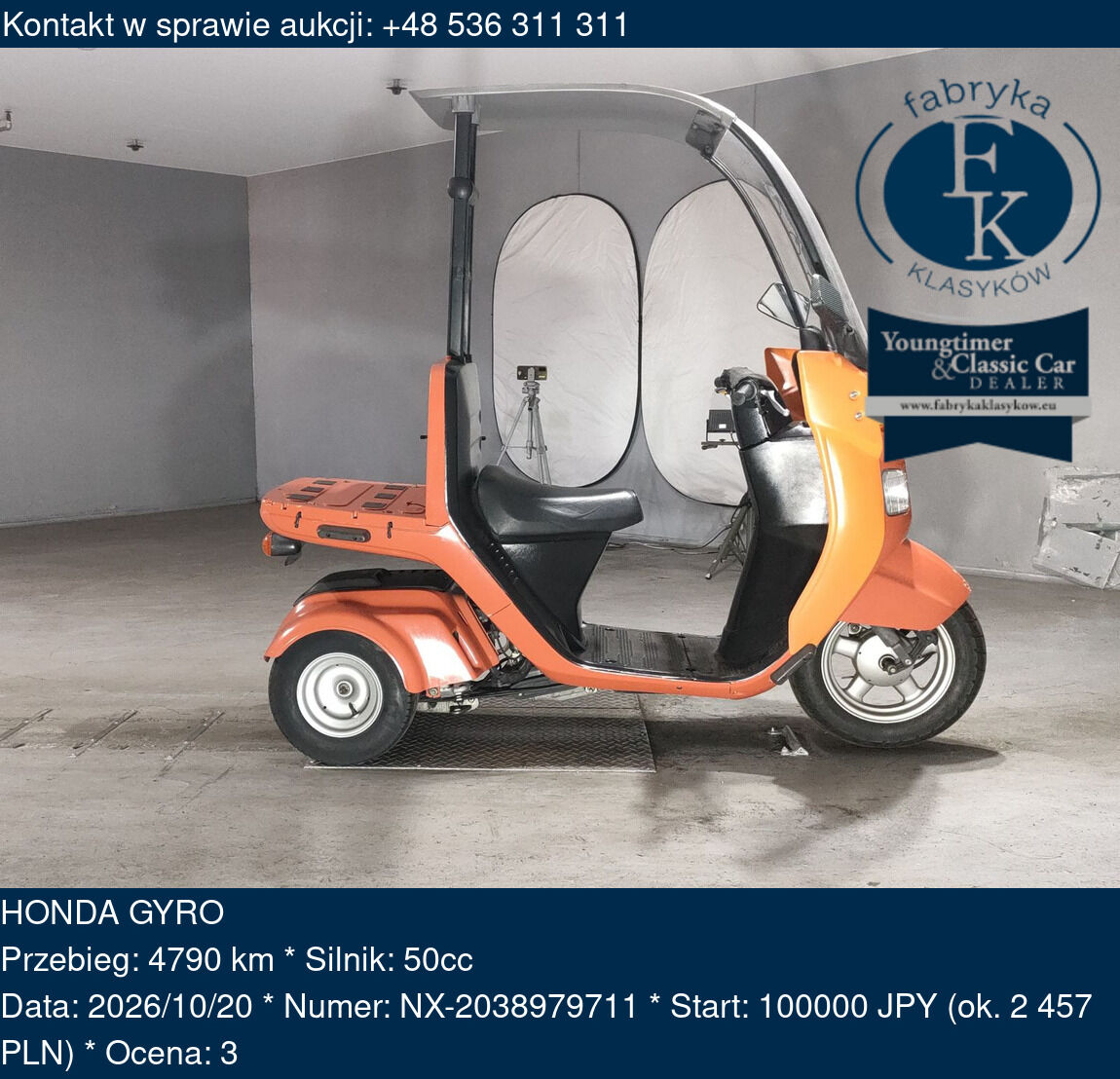 HONDA GYRO  - zdjęcie 2