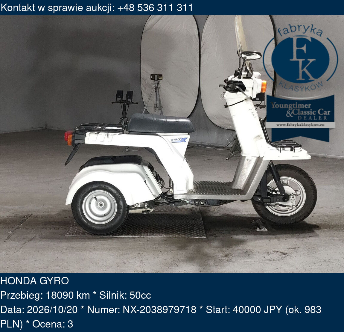 HONDA GYRO  - zdjęcie 2
