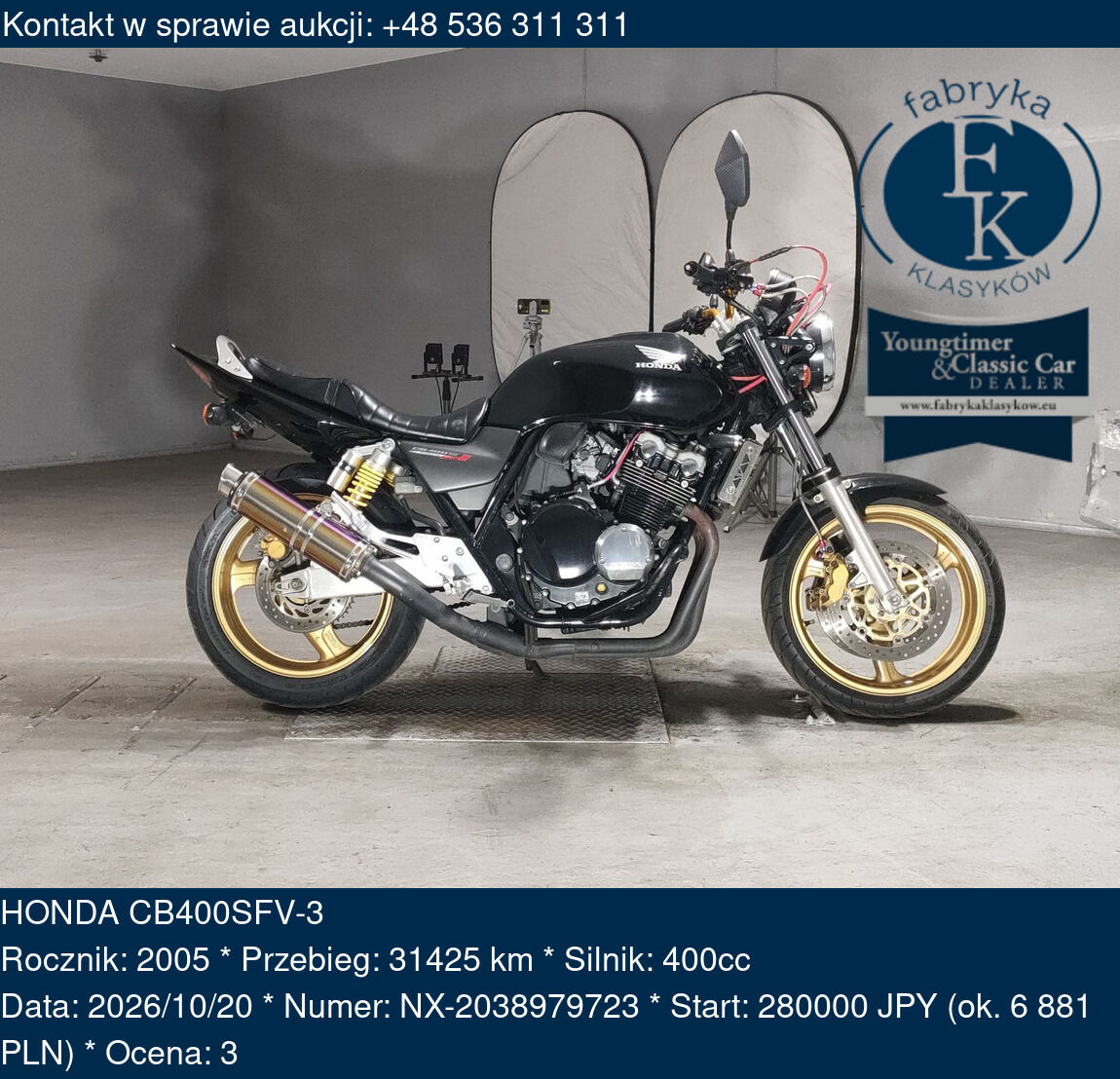 HONDA CB400SFV-3 2005 - zdjęcie 2
