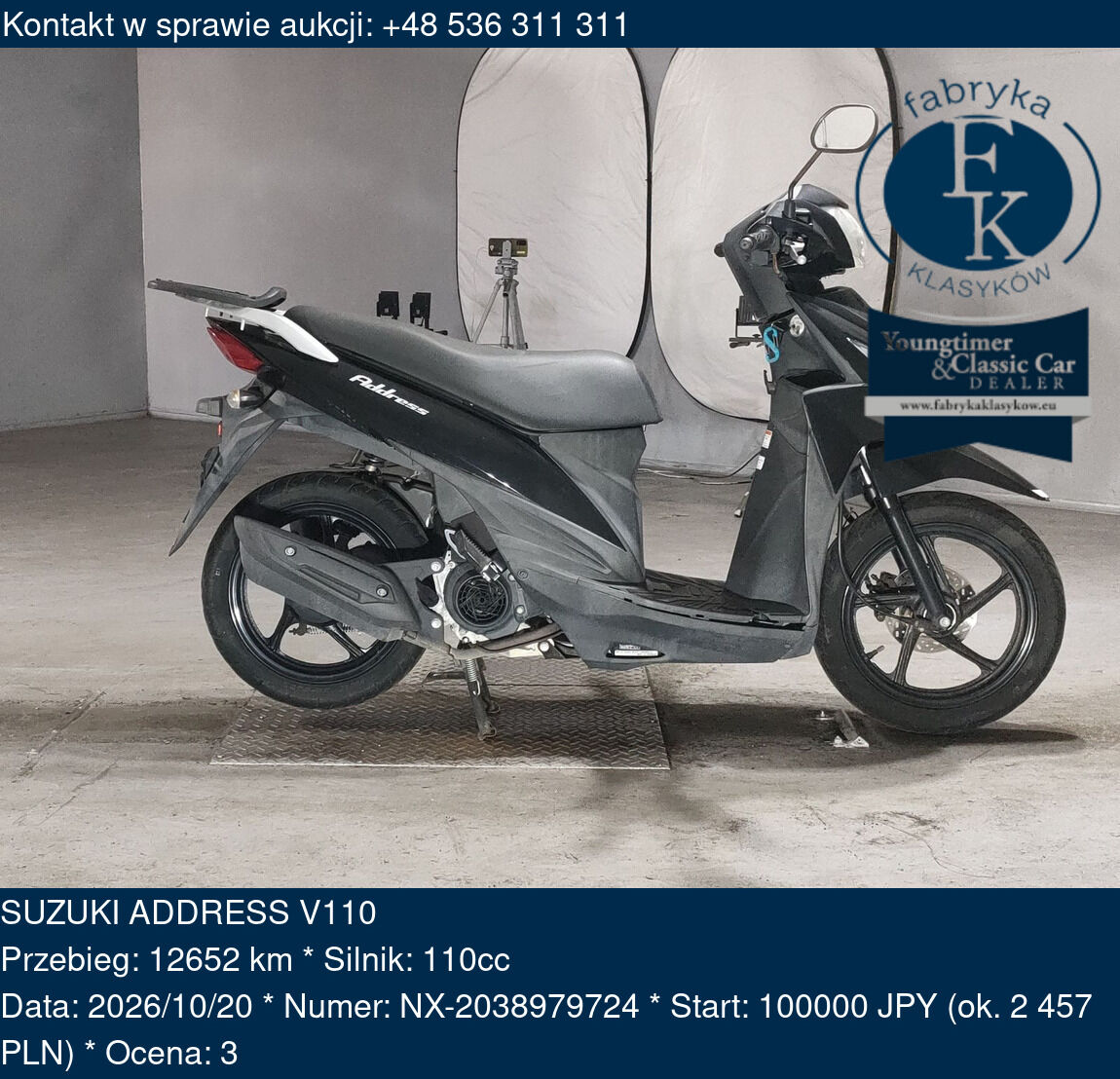 SUZUKI ADDRESS V110  - zdjęcie 2