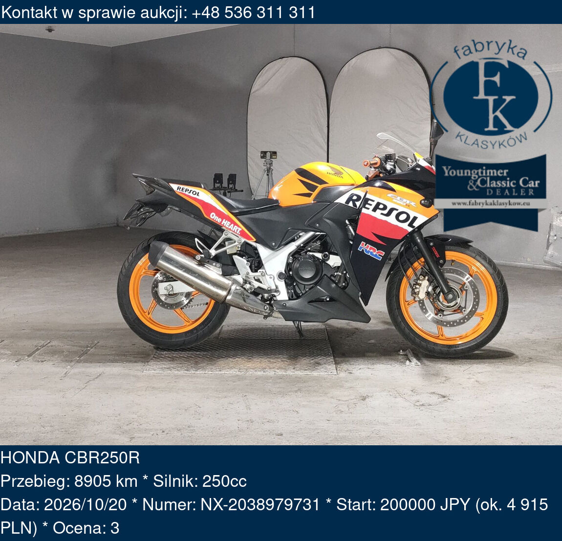 HONDA CBR250R  - zdjęcie 2