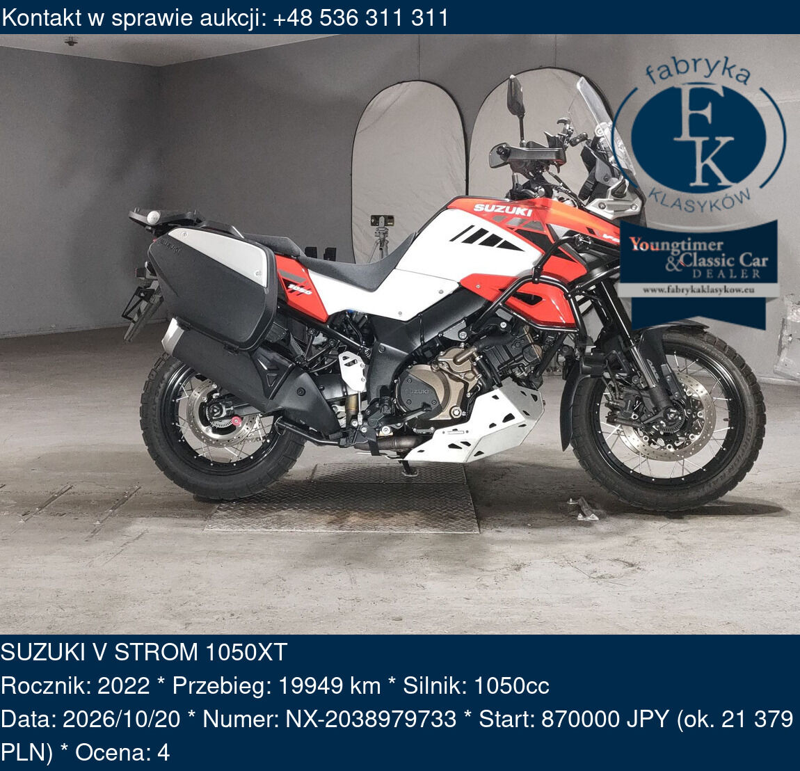 SUZUKI V STROM 1050XT 2022 - zdjęcie 2